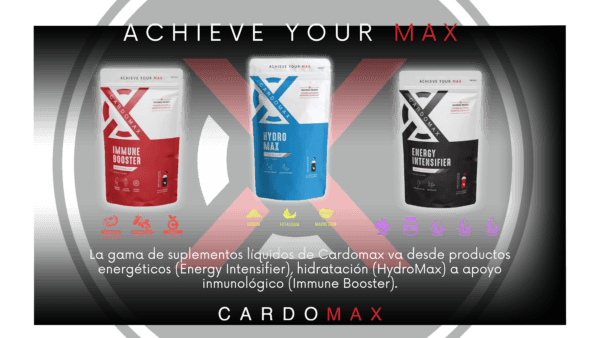 gama de suplementos deportivos cardomax